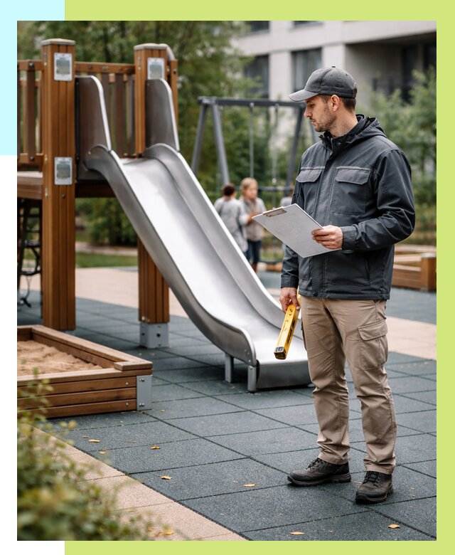 Сертификация детских площадок в Тамбове от 25385 р. | Алешин-Тмб