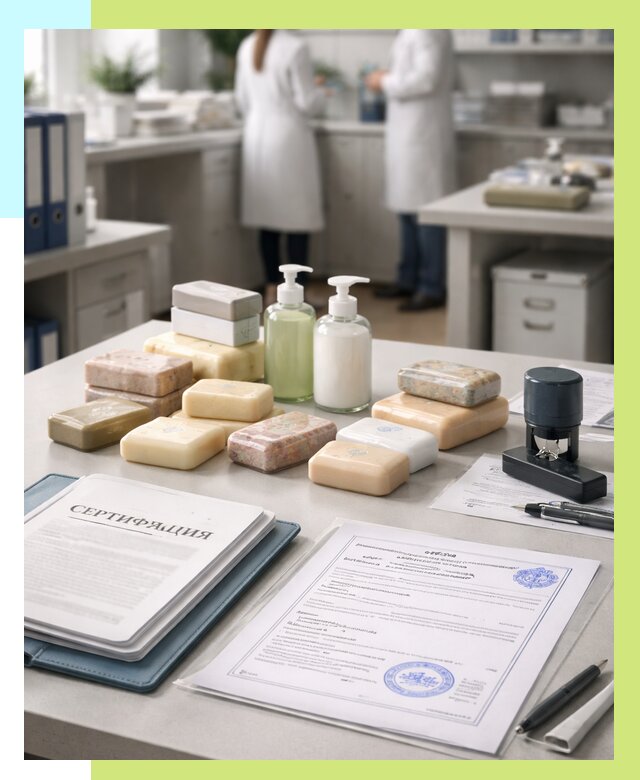 Сертификация мыла и сертификат на мыло в Тамбове от 12185 | Алешин-Тмб
