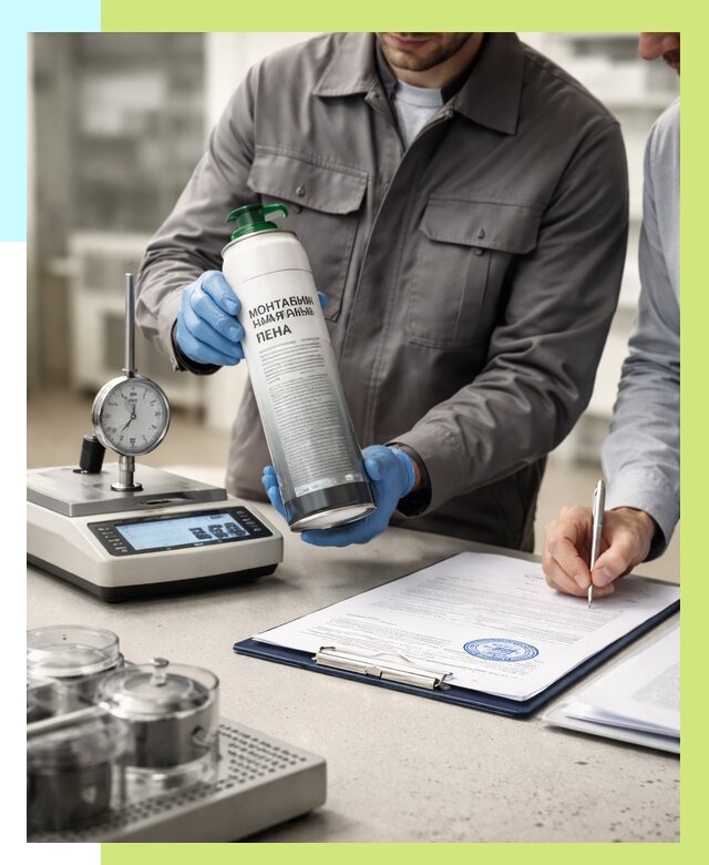 Сертификация монтажной пены в Тамбове от 15231 р. | Алешин-Тмб