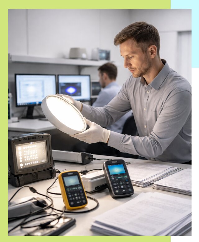 Сертификация светильников в Тамбове: испытания и оформление