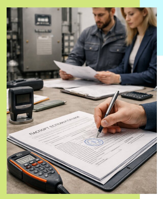 Оформление паспорта эксплуатации оборудования в Тамбове