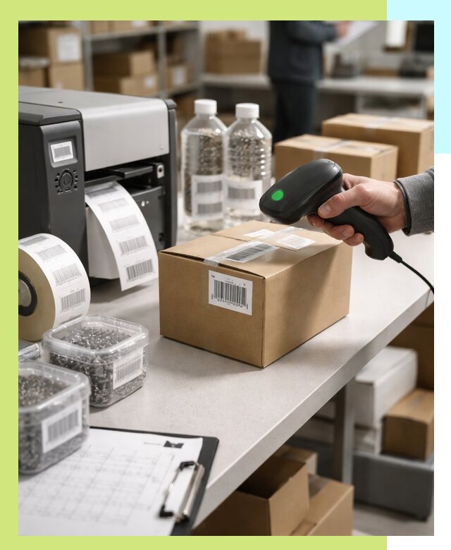 Штрихкодирование продукции и маркировка для продажи в Тамбове