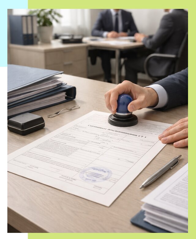 Сертификат происхождения СТ 1 в Тамбове от 4569 р. | Алешин-Тмб