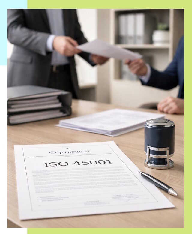 Сертификат ISO 45001 в Тамбове под ключ от 45693 р. | Алешин-Тмб