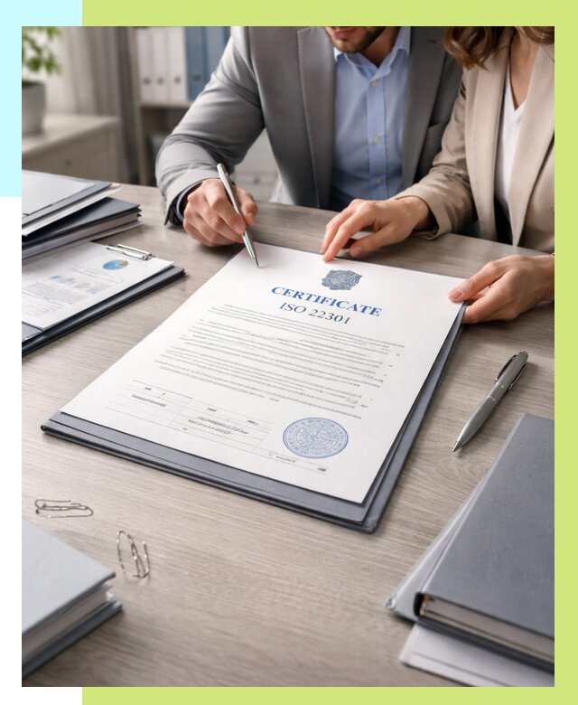 Сертификат ISO 22301 в Тамбове от 45693 р. | Алешин-Тмб срочно